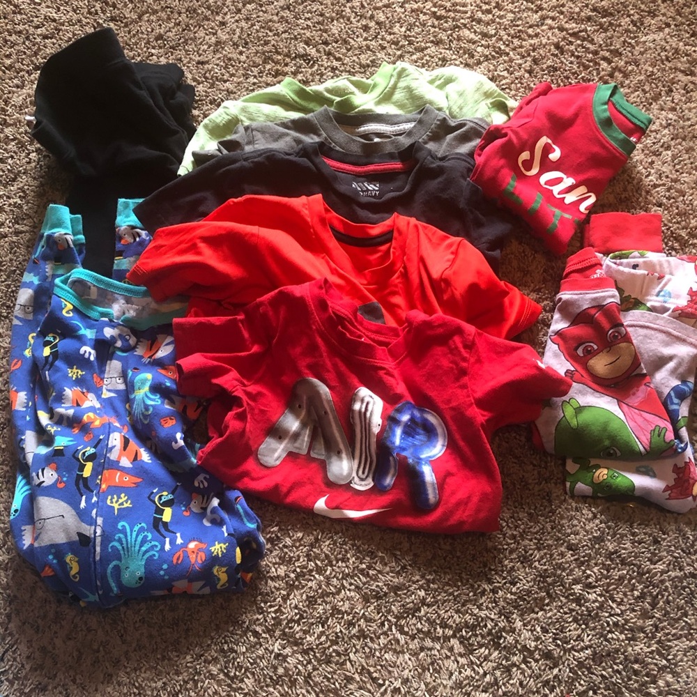 10 pieces 5 boys lot Nike adidas mixed brands